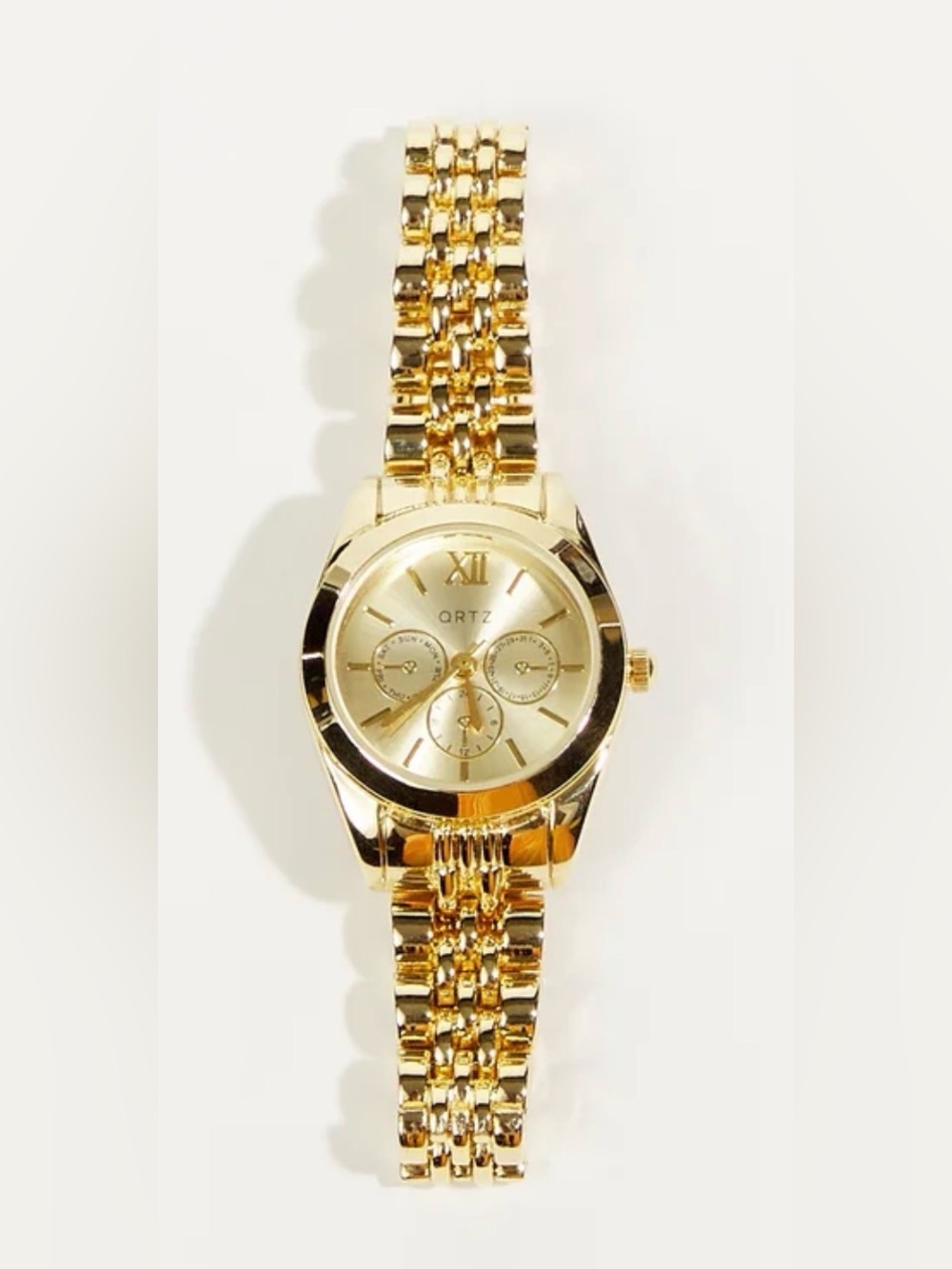 Altere’d State Stainless Steel Link Round Face Watch Brand New